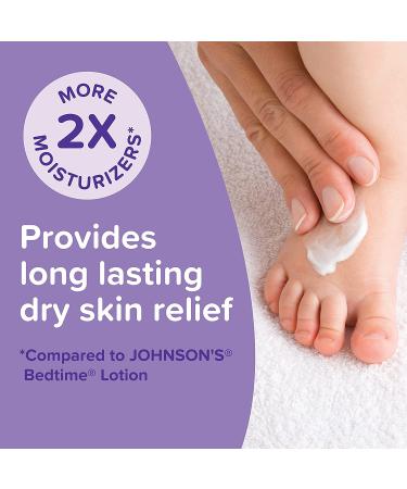 Johnson's Baby Bedtime Moisturizing Body Cream - 8 fl. oz | Night Time Massage Cream for Dry Skin | Hypoallergenic Formula with Relaxing Aromas | No Parabens, Phthalates, or Dyes - Buy Online on SooperMarket.com