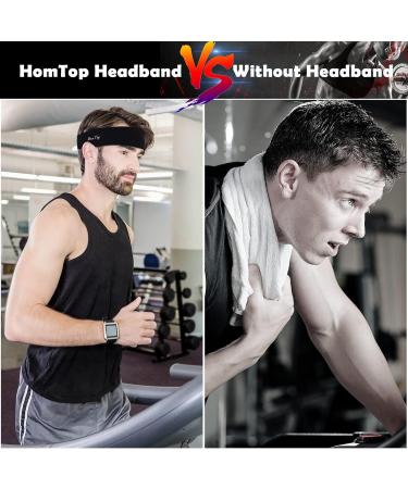 Premium Anti-Slip Sports Headbands for Men & Women - 2 Pack Sweatbands for Jogging Running Hiking & Cycling - Buy Online on SooperMarket.com