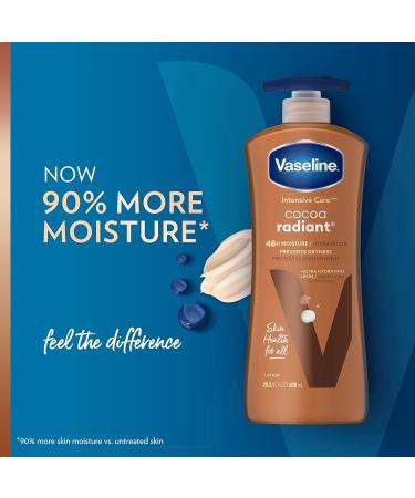 Vaseline Intensive Care Cocoa Radiant Body Lotion 4-Pack - 20.3 oz - Ultra-Hydrating Lipids & Cocoa Butter for Long-Lasting Glow - Buy Online on SooperMarket.com