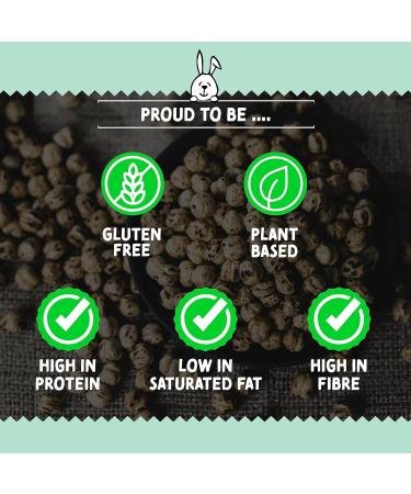 The Green Rabbit Gluten Free Roasted Chickpeas 3 Flavour Variety Pack - Healthy Snacks High in Plant-Based Protein & Fibre - Low in Fat Sugar & Calories - Vegetarian & Vegan Friendly - 6 Packs x 60g - Buy Online on SooperMarket.com