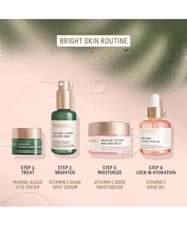 Biossance Squalane + Vitamin C Rose Moisturizer - Antioxidant-Rich Daily Moisturizer for Radiant Skin (1.69 fl oz) - Buy Online on SooperMarket.com