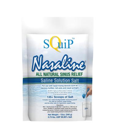 Squip Saline Solution Salt 12 oz (340 g)