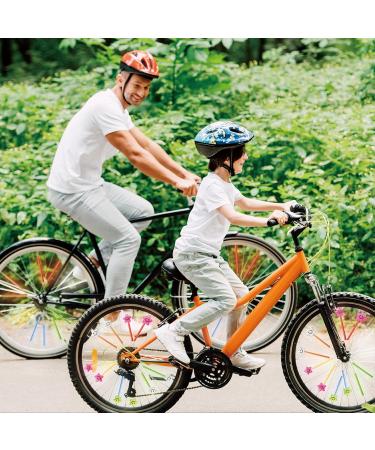 Johiux 24-Piece Colorful Spoke Reflectors for Children's Bicycles | Safety Accessories & Star Reflectors - Buy Online on SooperMarket.com