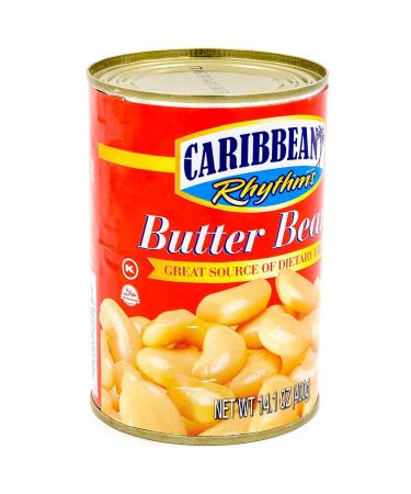 CARIBBEAN RHYTHMS Butter Beans - Pack of 8 | Delicious and Nutritious Legumes - Buy Online on SooperMarket.com