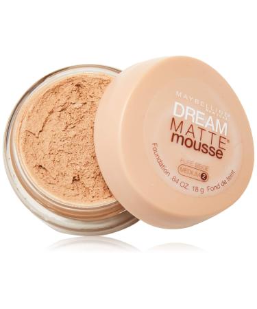 Maybelline Dream Matte Mousse Foundation - Pure Beige - 2 Pack 0.64 Ounce (Pack of 2) Pure Beige