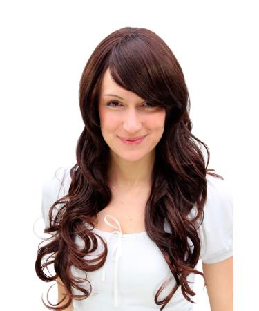 Wig LONG Brunette/Brown CURLY Tips 618-1A-2T33