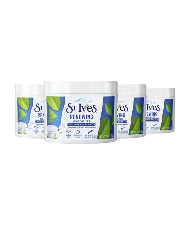 St. Ives Collagen and Elastin Facial Moisturizer For Renewing (Paraben Free/Dermatologist Tested/Cruelty Free), 10 Oz, 4 Count