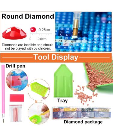 Palodio Sewing Machine 5D Diamond Painting Kit - Full Round Drill Cross Stitch Art for Home Wall Decor - 14x14 inch - Buy Online on SooperMarket.com