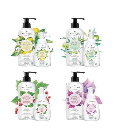 ATTITUDE Liquid Hand Soap 16 Fl Oz - Vegan & Cruelty-free, Plant-Based Formula with Orange Leaves - Personal Care Product - Buy Online on SooperMarket.com
