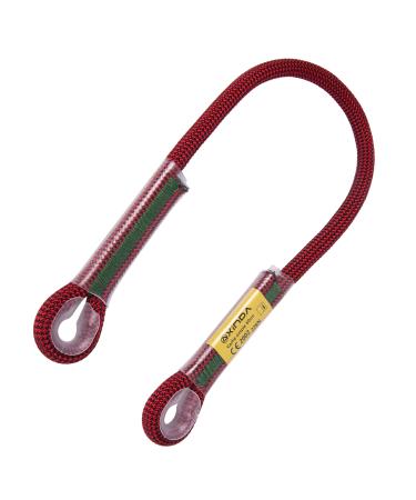 WILDKEN Outdoor Rock Climbing Diameter 10.5mm (2/5") Prusik Swen Eye-to-Eye Pre-Sewn 24 inch / 40 inch 24 inch Red