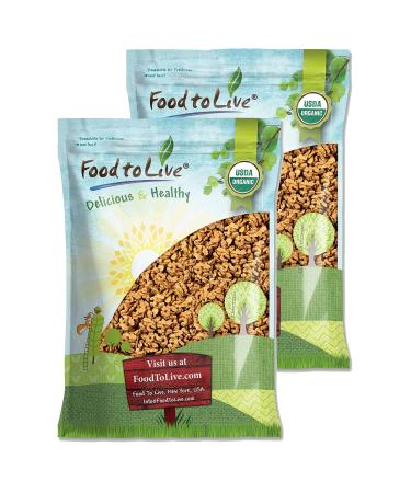 Organic California Walnuts Halves & Pieces, 10 Pounds  Non-GMO, Raw, Unsalted, Shelled, Vegan, Kosher, Sirtfood, Bulk Snack. High in Omega-3 Fatty Acids, Protein. Great for Baking, and as a Topping. Organic 10 Pound (Pack