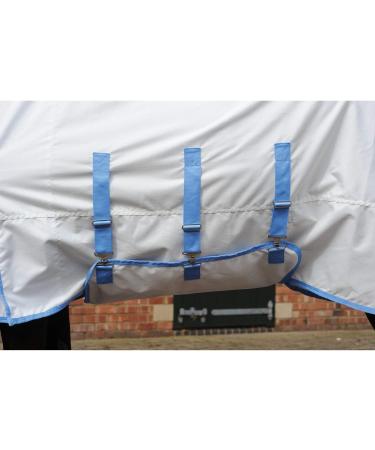 WeatherBeeta ComFiTec Sweet Itch Shield Combo Neck White/Blue 6'0 6'0 White/Blue - Buy Online on SooperMarket.com