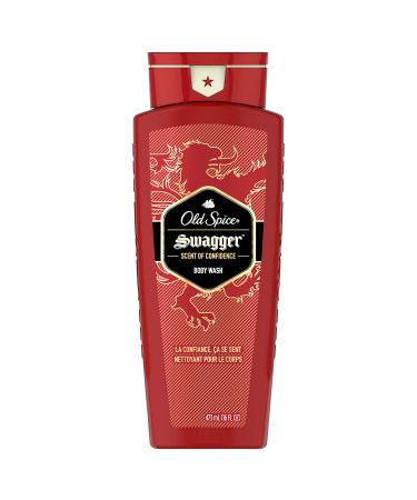 Red Zone Swagger Body Wash for Men  Scent of Confidence  16 fl oz