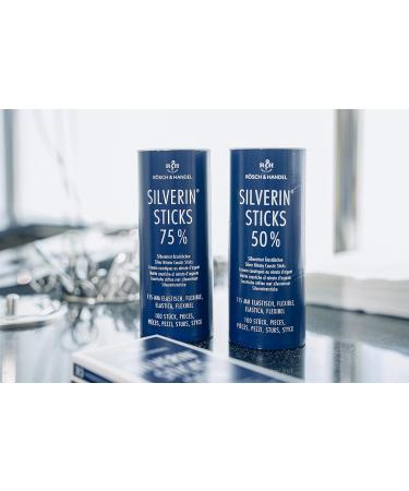 R sch & Handel Silverin Silver Nitrate Etching Sticks | Etching Pen Lapis Sticks 75% (200 mm 10 Pieces) | for Treating Warts and Corns - Buy Online on SooperMarket.com