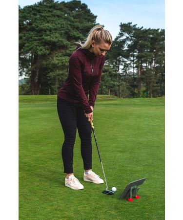 PuttOut Putting Mirror Trainer & Alignment Gate - Red/Gray - Buy Online on SooperMarket.com