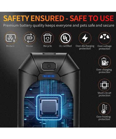 2-Pack Rechargeable Hand Warmers - Portable Electric 2 in 1 Handwarmers for Outdoor & Indoor Use - USB Reusable Warm Gifts for Men, Women, Kids - Black - Buy Online on SooperMarket.com