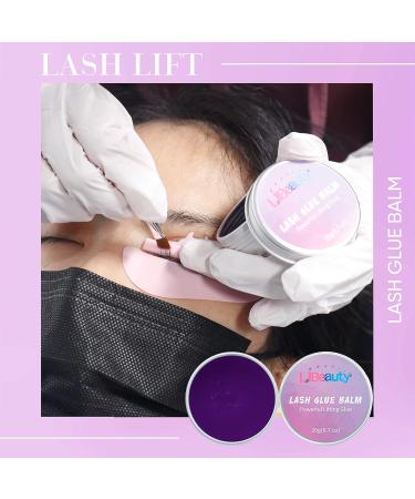 Libeauty Eye Lash Glue 20g Lash Lift Glue Balm Brow Glue Strong Sticky Grape Flavour Fast Drying Lashes Stick Easily Not Suitable for False Lashes Purple Grape - Buy Online on SooperMarket.com
