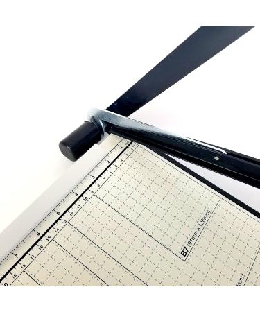 A4 Guillotine Paper Cutter with Metal Base  (12" x 10" inch top)  Paper Trimmer with Multi Sheet Capacity  Heavy Duty Blade for Photo Craft Cardstock  Large Paper Cutter for Home or Office - Buy Online on SooperMarket.com