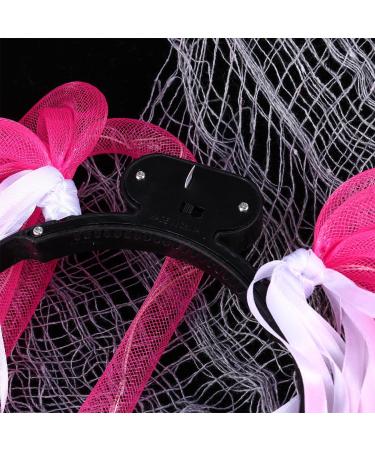 FOMIYES LED Braid 1pc Glow in Dark Headwear Led Flash Braid Hair Hoop Funny Headwear for Halloween Easter Party Hair Band Mardi Gras Noodle Braid Hair Accessories Bride Headband To Weave One Size Pink - Buy Online on SooperMarket.com