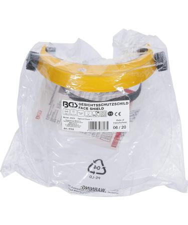 BGS 3703 Face Shield | Transparent Eye Protection Visor | EN 166 Certified Face Protection for Safety - Buy Online on SooperMarket.com