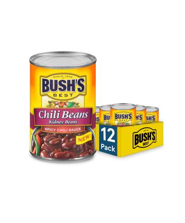 Variety Beans Spicy Chili Beans, 16 Ounce (12 cans)