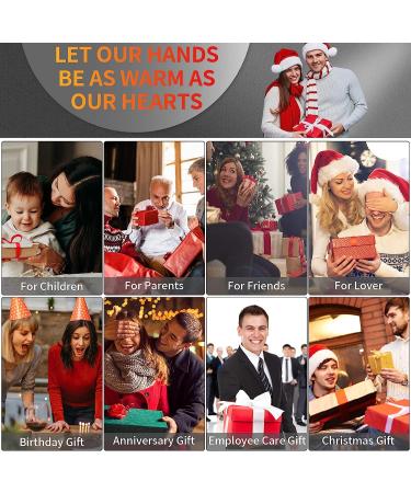 2-Pack Rechargeable Hand Warmers - Portable Electric 2 in 1 Handwarmers for Outdoor & Indoor Use - USB Reusable Warm Gifts for Men, Women, Kids - Black - Buy Online on SooperMarket.com