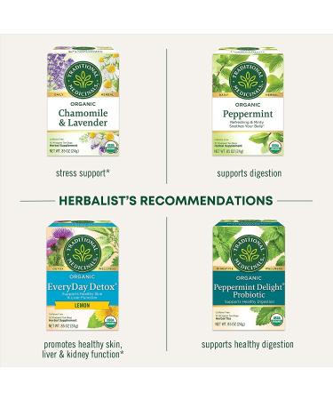 Traditional Medicinals Organic Smooth Move Peppermint Tea - 16 Count Pack - Digestive Support - Buy Online on SooperMarket.com