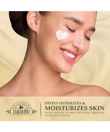 Organic Tamarind Extract Skin Brightening Cream - 1.7 fl oz - Dark Spot Cream for Body & Face - Glycerin Infused for Men & Women - Buy Online on SooperMarket.com
