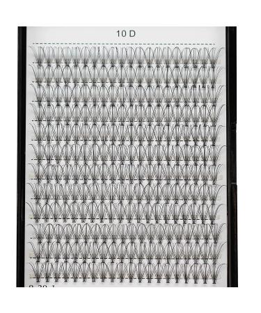 Bodermincer 240 Bundles D Curl 10D 0.1mm Individual Eyelash Extensions - Natural Cluster Lashes (8mm) for International Shipping - Buy Online on SooperMarket.com