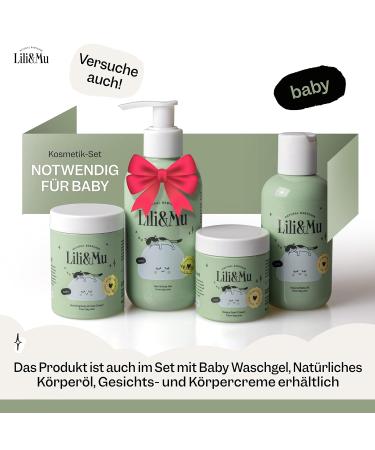 Lili & Mu Wound Protection Cream | Baby Zinc Cream for Diaper Rash | Natural Moisturizing Baby Care with Panthenol & Shea Butter | 75ml - Buy Online on SooperMarket.com