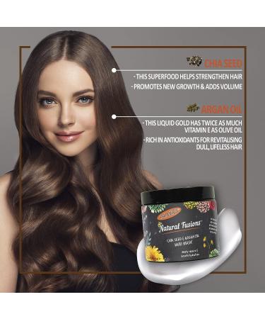 Palmer's Natural Fusions Chia Seed & Argan Oil Hair Mask - Deep Repair & Hydration - 9.5 Ounce - Buy Online on SooperMarket.com