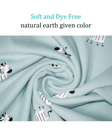 YANWANG 100% Cotton Baby Pajamas Set | Long Sleeve Sleepwear | 3-4 Years | Green Zebra Print - Buy Online on SooperMarket.com