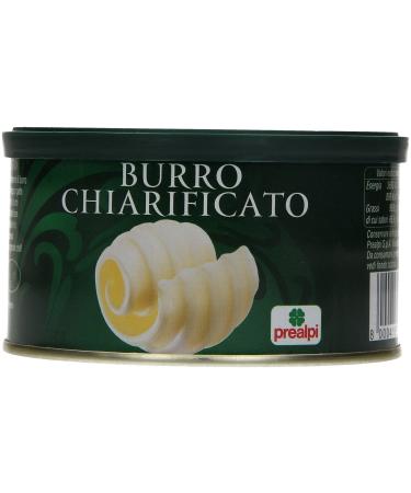 Prealpi Burro Chiarificato Clarified Butter Naturally Lactose Free Italian Excellence Tin of 250g