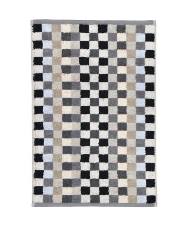 Caw Home Towels Unique Check 942 anthracite - 77 Guest towel 30x50 cm
