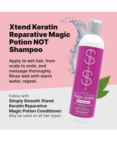 Simply Smooth Magic Potion | No Lather Cleansing Conditioner Co Wash - Hydrating Hair Care for Curls & Coils | 8.5 Oz - International Shipping Available - Buy Online on SooperMarket.com