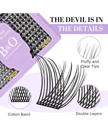 208 PCS D Curl Cluster and Individual Lash Extensions Kit - DIY Lash Clusters with Soft Comfortable Band - B01+B10 Lash Extensions 8-16mm - Volume Wispy False Lashes (Pack of 1) - Buy Online on SooperMarket.com