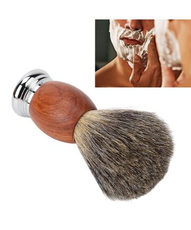 Premium Shaving Brush with Wooden Handle | Shaving Foam & Cleaning Brush for Men | Ideal for Home & Barber Shop Use - Buy Online on SooperMarket.com