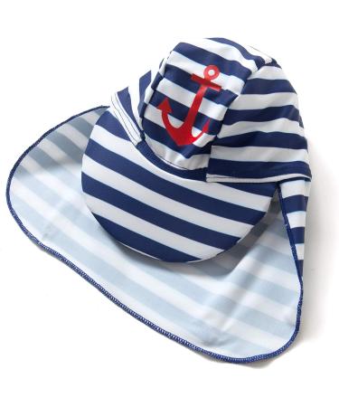 Baby Boys Sunsuit UPF 50+ Sun Protection with Zipper Swimwear and Sun Hat - Captain 18-24 Months - Buy Online on SooperMarket.com