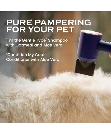 Oakwood Natural Aloe Vera Coat Conditioner & Tearless Oatmeal Shampoo for Pets - Hypoallergenic Grooming Set for Dogs & Cats - Relieves Dry Skin Itching & Detangles - Buy Online on SooperMarket.com
