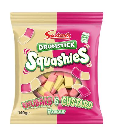 Squashies Drumstick Rhubarb & Custard 140g