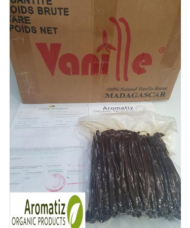 Premium Madagascar Vanilla Pods 100g - Black and Brown - Buy Online on SooperMarket.com