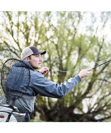 PLUSINNO Fly Fishing Net - 16 x 13 Hoop Size - Soft Rubber Mesh - Catch and Release Net - Buy Online on SooperMarket.com
