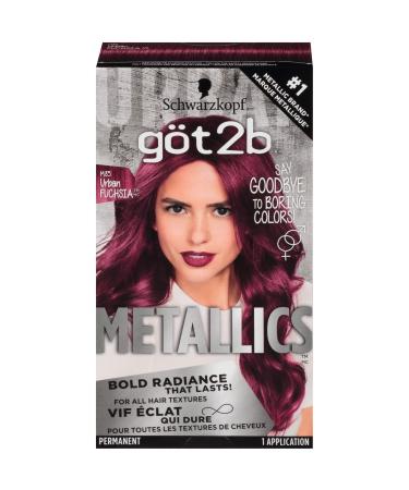 Got2b Metallics Permanent Hair Color  M85 Urban Fuchsia