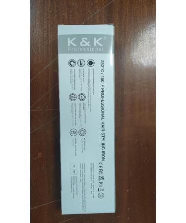 Buy K&K Mini Smooth Iron - Professional Hair Styling Tool for Short Hair Beards & Ponies | Fast Heating Adjustable Temp Titan Low Iron - Buy Online on SooperMarket.com