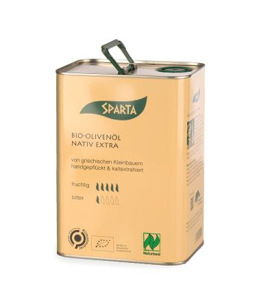 SPARTA extra virgin olive oil 3 l ORGANIC PREMIUM quality from Greece 3 l (1 pack)