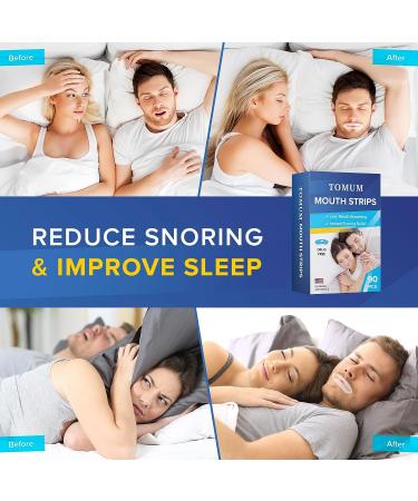 Tomum Mouth Tape for Sleeping - 90 PCS Yellow | Advanced Sleep Strips for Better Nose Breathing, Instant Snoring Relief & Less Mouth Breathing - Buy Online on SooperMarket.com