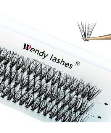 Individual Cluster Lashes C Curl 0.07mm 16mm 30 Root Cluster Eyelash Extensions Grafting Individual Cluster Eyelashes 30D DIY Lashes Clusters Lash Extensions(Clusters-30D-0.07-C-16) RR-16mm Clusters-30D-0.07-C