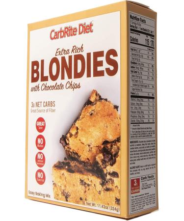Universal Nutrition CarbRite Diet Extra Rich Blondies with Chocolate Chips 11.43 oz (324 g) - Buy Online on SooperMarket.com