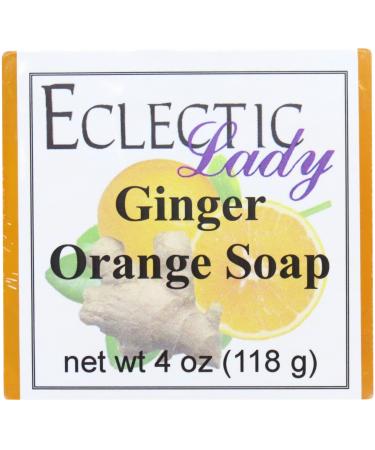 Ginger Orange Glycerin Soap by Eclectic Lady 4 oz Bar