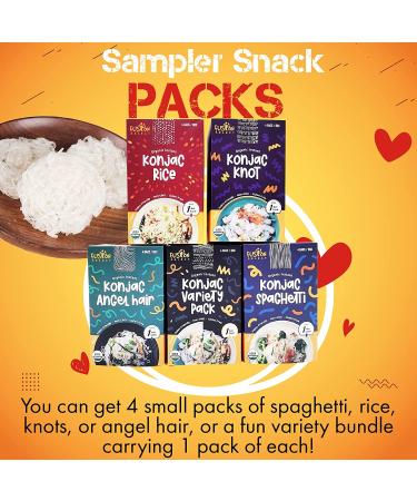 Organic Konjac Noodles - Shirataki Plant-Based Substitute - Vegan Keto Paleo-Friendly - Low-Carb & Low-Calories - 4 Pack Angel Hair Noodles - Buy Online on SooperMarket.com